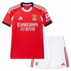 Benfica Lisabon Domácí 2025-26 - Dětské Fotbalové Dresy (S/S)